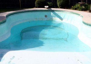 Liner de una piscina de un hogar