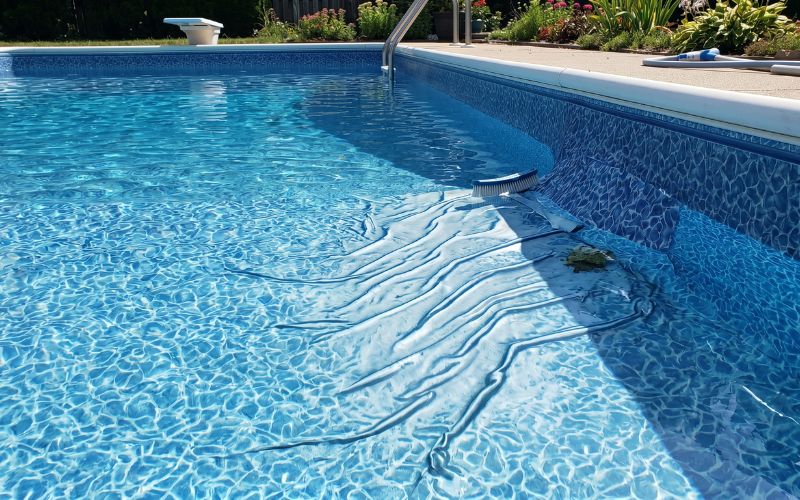 arrugas liner piscina