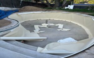 instalación liner piscina errores