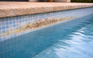 linea flotación liner piscina