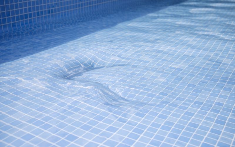 liner piscina blando zona hundida detalle