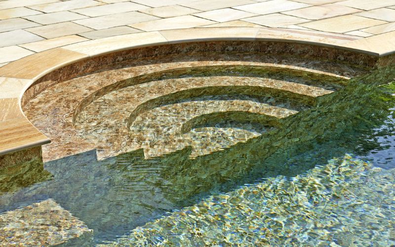 liner piscina buen estado aspecto nuevo