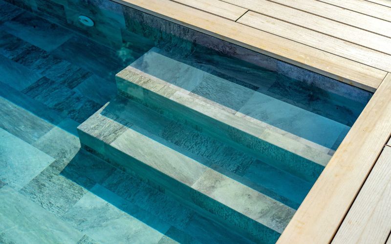 liner piscina buen estado mantenimiento correcto