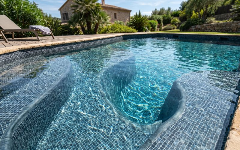 liner piscina fondo irregular