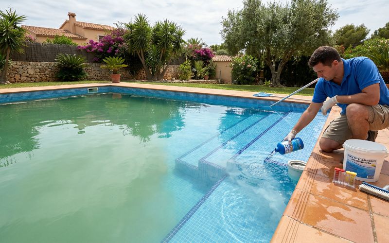 mantenimiento liner piscina cuidado limpieza