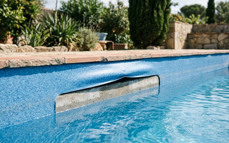 liner piscina despegado zona pared