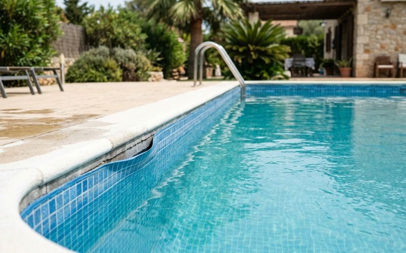liner se despega piscina