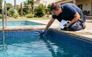 revisión del liner de piscina para evitar deformaciones por temperatura