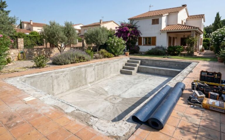 ¿Se puede cambiar un liner sin cambiar la estructura de la piscina?