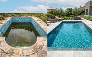 cómo cambia una piscina después de sustituir un liner antiguo