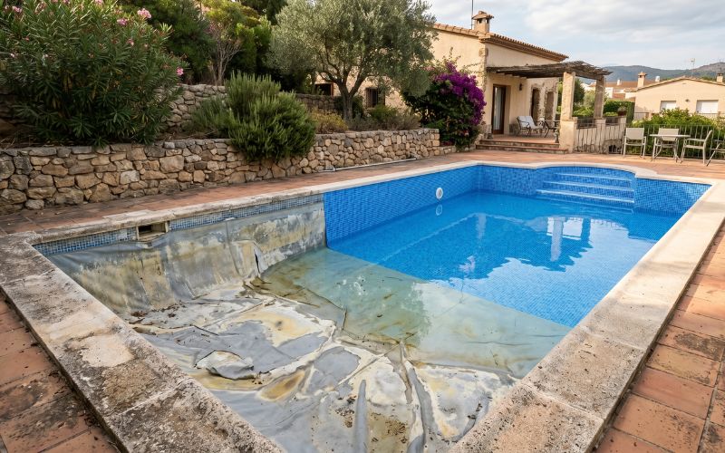 cuándo cambiar el liner de una piscina