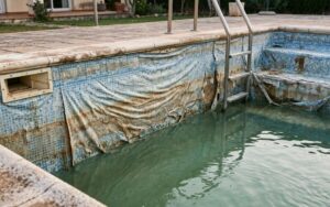 señales para cambiar el liner de una piscina