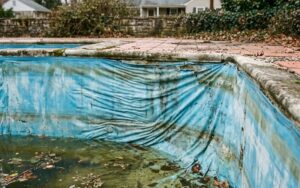liner antiguo deteriorado antes de ser sustituido