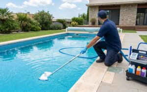 mantenimiento correcto de piscina con liner